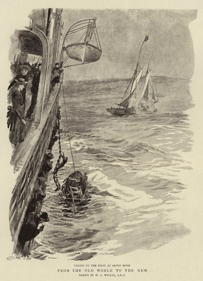 Fra den gamle verden til den nye af William Lionel Wyllie