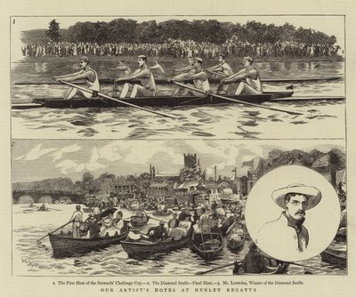 Vores kunstners noter ved Henley Regatta af William Lionel Wyllie