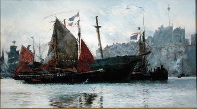 Ramsgate havn af William Lionel Wyllie