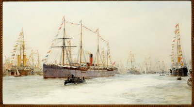The Diamond Jubilee Review of 1897 af William Lionel Wyllie