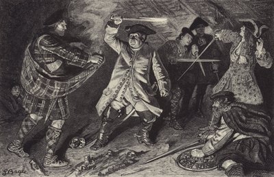 Kæmp i kroen ved Clachan of Aberfoil af William Lockhart Bogle