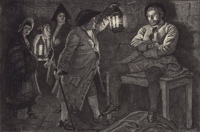 Bailien opdager Rob Roy i fængslet af William Lockhart Bogle