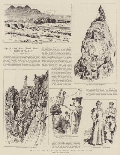 De skotske alper, rundt om Coolin Hills af William Lockhart Bogle