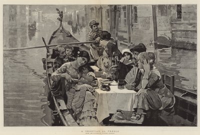 En venetiansk Al Fresco af William Logsdail