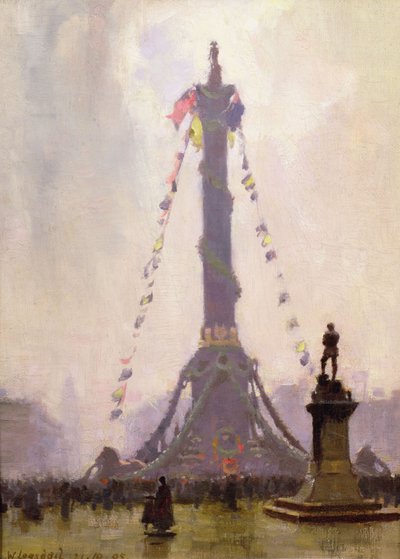 Trafalgar Day af William Logsdail