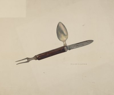 Bestiksæt, ca. 1941. af William Ludwig