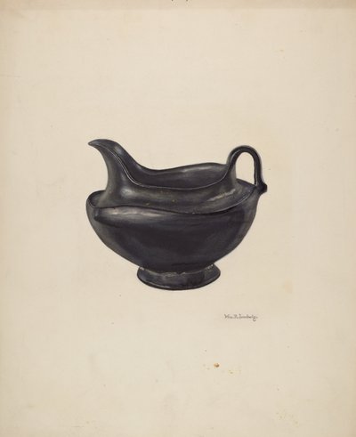 Moravian Pitcher, 1938. af William Ludwig