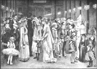 Ungdomsbal i Mansion House - Between the Dances, 1891 af William Luker