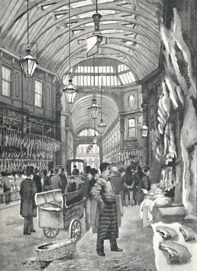 Leadenhall Market, 1891 af William Luker