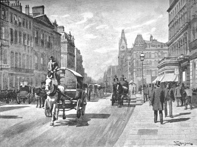 New Bridge Street, Blackfriars, 1891 af William Luker