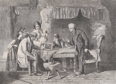Bedstefars portræt, fra Illustrated London News, 4. januar 1862. af William Luson Thomas