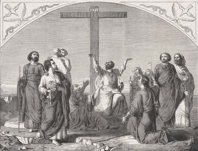 The Mission of the Apostles, fra Illustrated London News, 30. oktober 1865. af William Luson Thomas