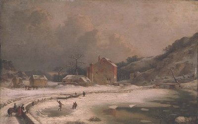 Vinterscene af William Malbon