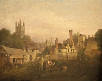 Gloucester fra Nordvest, ca. 1820 af William Marlow