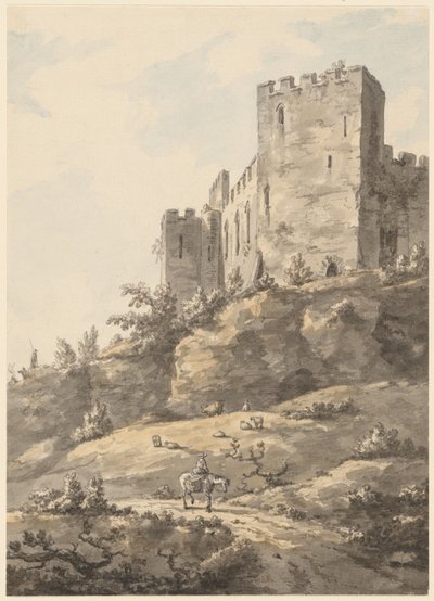 Ludlow Castle, Shropshire af William Marlow