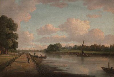Udsigt over Themsen ved Richmond af William Marlow