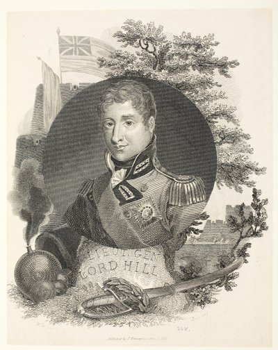 Generalløjtn Lord Hill KB, engr Brown, pub. Kinnersley, 1815 af William Marshall Craig