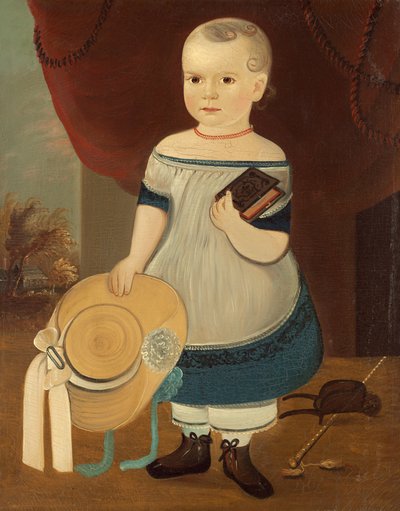 Barn med stråhat, ca. 18461873. af William Matthew Prior