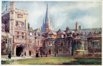 Brasenose College, Old Quad af William Matthison