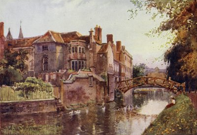 Queens College fra River Front af William Matthison
