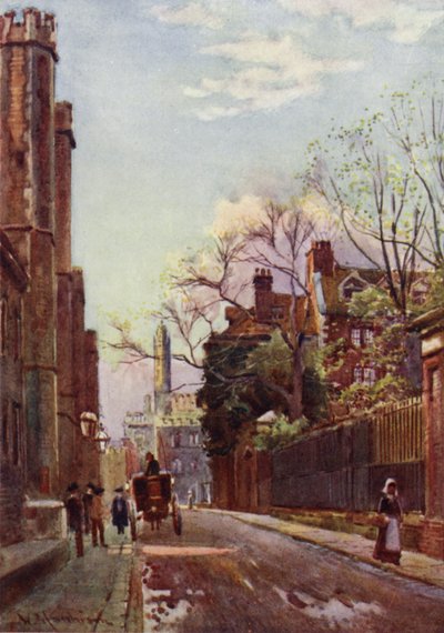 Queens Lane, stedet for den gamle Mill Street af William Matthison