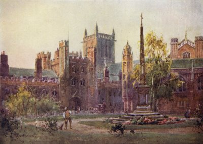 Gateway og Tower of St Johns College af William Matthison