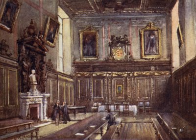 Hall of Clare College af William Matthison