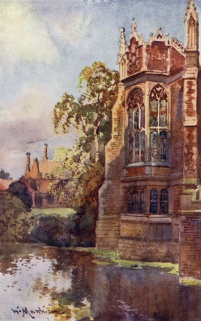 The Library Window, St Johns College, fra Sukkenes Bro af William Matthison