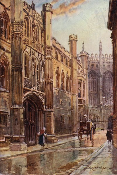 The Old Gateway of Kings College af William Matthison