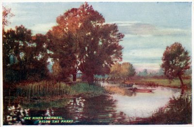 Floden Cherwell, nedenfor parkerne af William Matthison