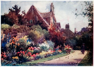 Worcester College Garden af William Matthison