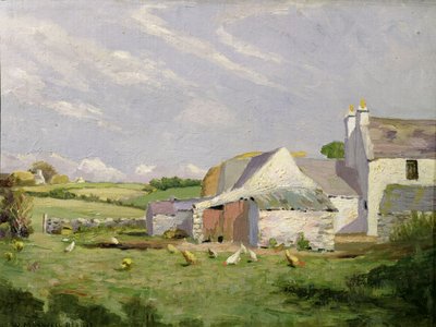 An Anglesey Farm (olie på lærred) af William Maxwell Reekie