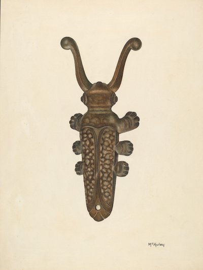 Bootjack, ca. 1940. af William McAuley