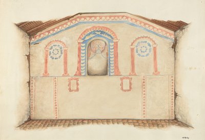 Vægmaleri Reredos, 1939. af William McAuley