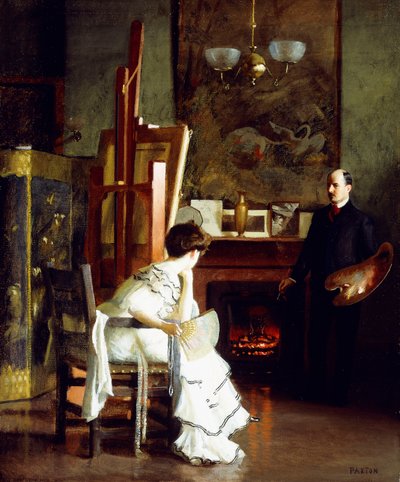 I studiet af William McGregor Paxton
