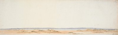 Skitse fra South Bank of Rangitiki af William Mein Smith