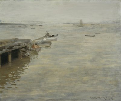 En grå dag af William Merritt Chase