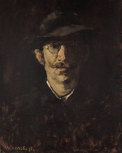 Portræt af Hugo von Habermann af William Merritt Chase