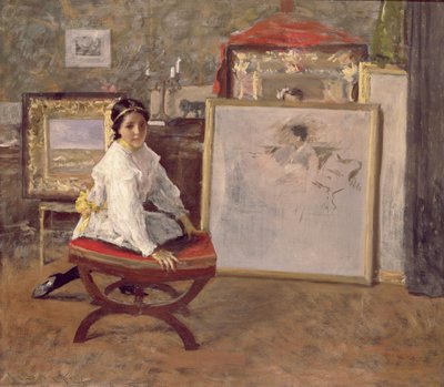 Did You Speak To Me, ca. 1897 (olie på lærred) af William Merritt Chase