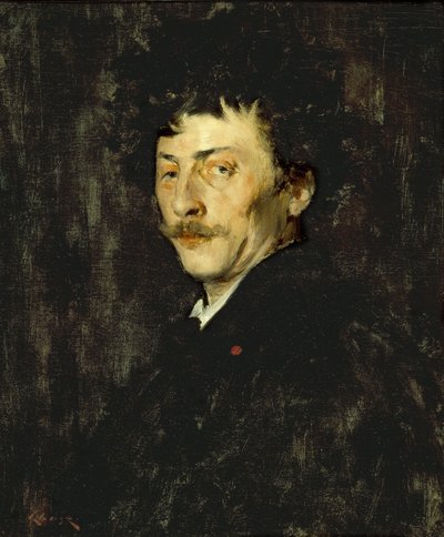 Pablo de Sarasate: Portræt af en violinist, ca.1875 af William Merritt Chase