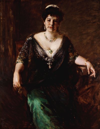 Portræt af fru, ca. 1910 af William Merritt Chase