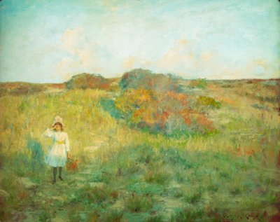 Solnedgang i Shinnecock af William Merritt Chase