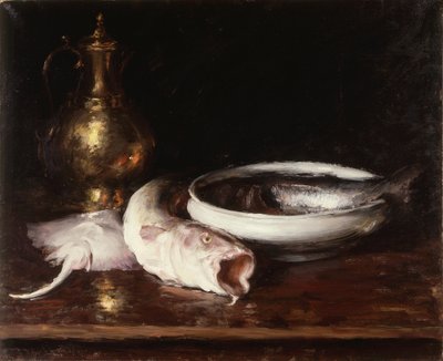 Stilleben, ca. 1913 (olie på lærred) af William Merritt Chase