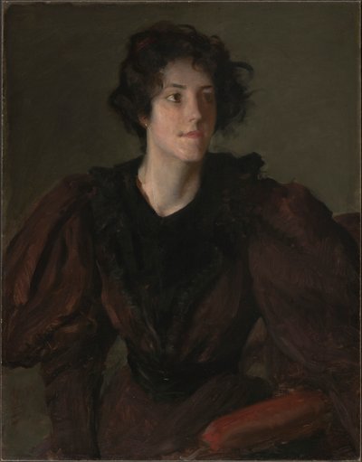 Studie af en ung kvinde af William Merritt Chase