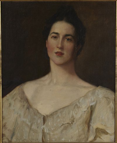 Den statelige model af William Merritt Chase