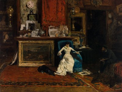 Léonard Renoir, kunstnerens far af William Merritt Chase