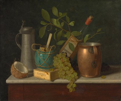 Bare dessert af William Michael Harnett