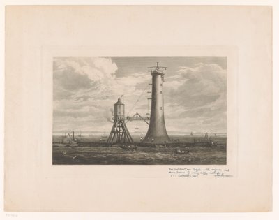 Opførelse af Bell Rock Fyrtårn af William Miller