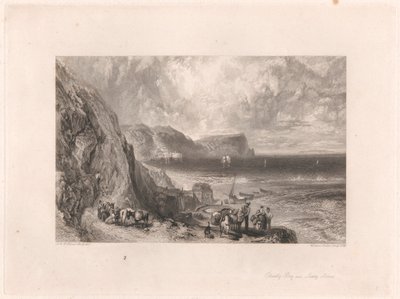 Clovelly Bay og Lundy Island af William Miller