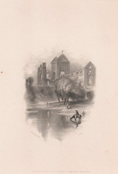 New Abbey, nær Dumfries af William Miller